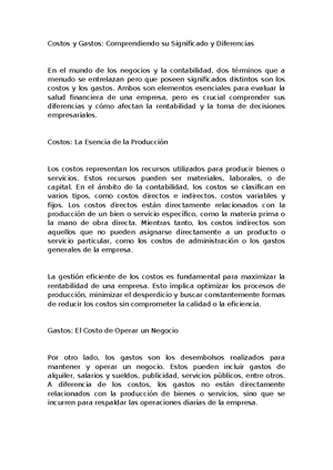 La Importancia y el Papel de los Costos Fijos en la Gestión Empresarial ...