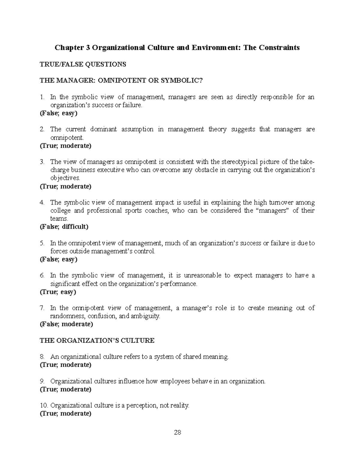 10 - mgmt09 tif03 - MGT101 Introduction to Management - Chapter 3 ...