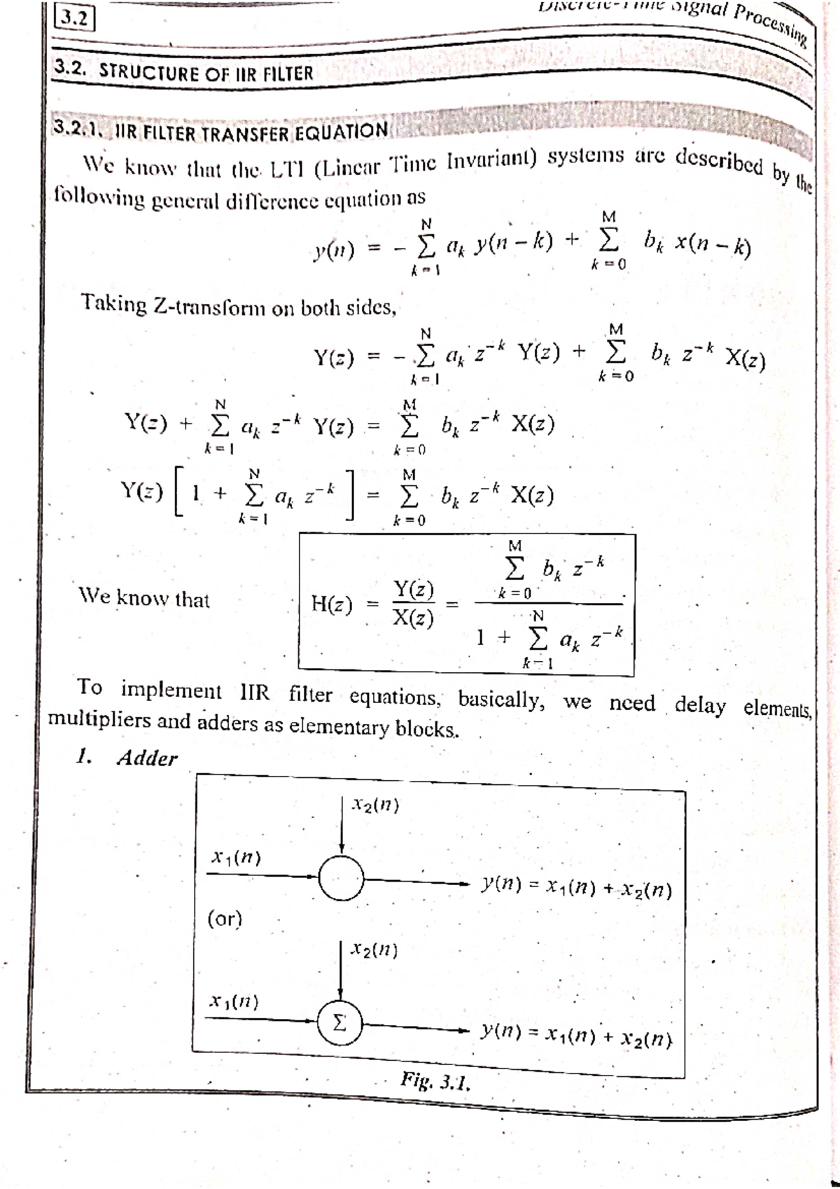 DTSP UNIT-2,3 Scanned - EC8553-DISCRETE TIME SIGNAL PROCESSING... UNIT ...