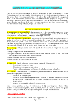 Direction qualité - ♦ Fiche de processus : DIRECTION QUALITE 1-INTITULE ...