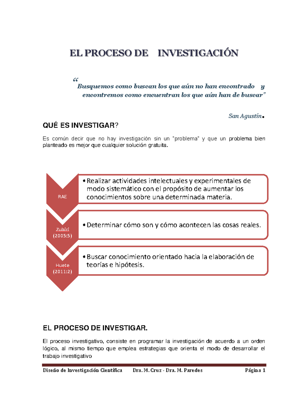 3 El Proceso De Investigacic 393n - EL PROCESO DE INVESTIGACIÓN ...