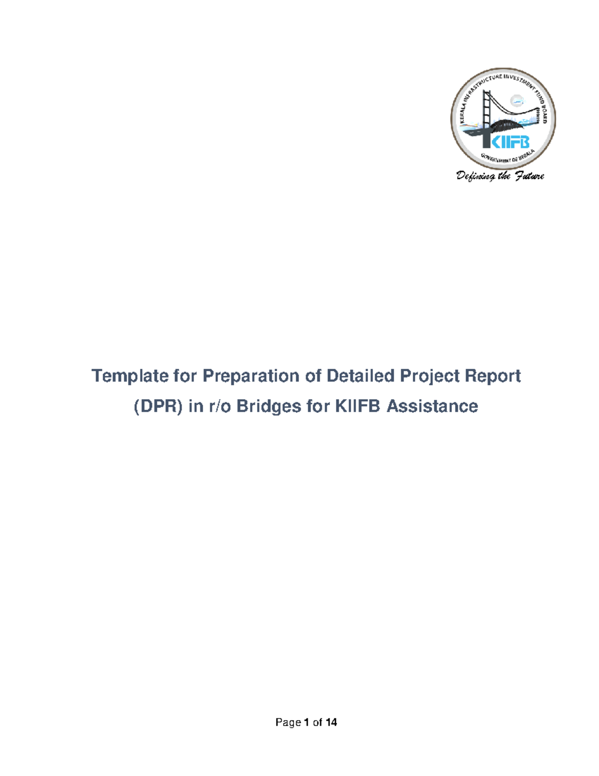 Bridges DPRTemplate - Dpr Template - Defining the Future Template for ...