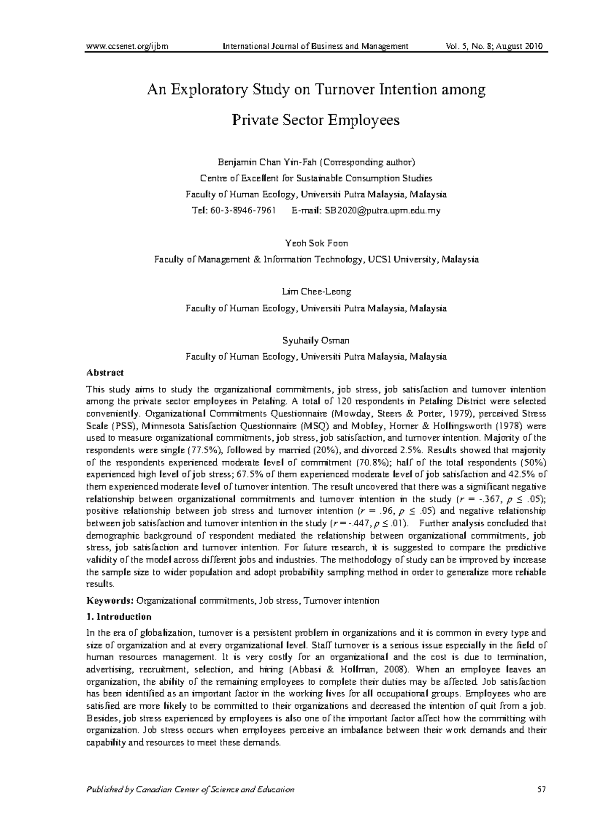 Artikel bahan 1 Published by Canadian Center of Science and Education