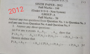 Probability question and answers 9 - Probability & Statistics - Studocu