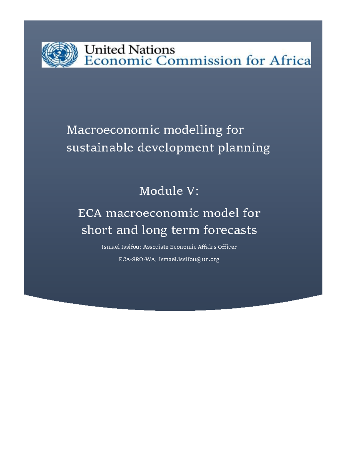 Narratives ECA Model - Module 5 - Macroeconomic - Studocu