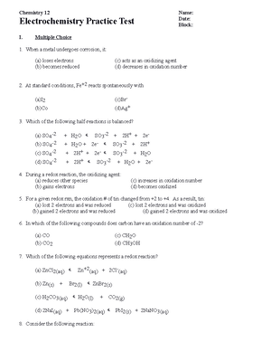 CHY 102 Course Syllabus fall term 2021 - Faculty of Science Department ...