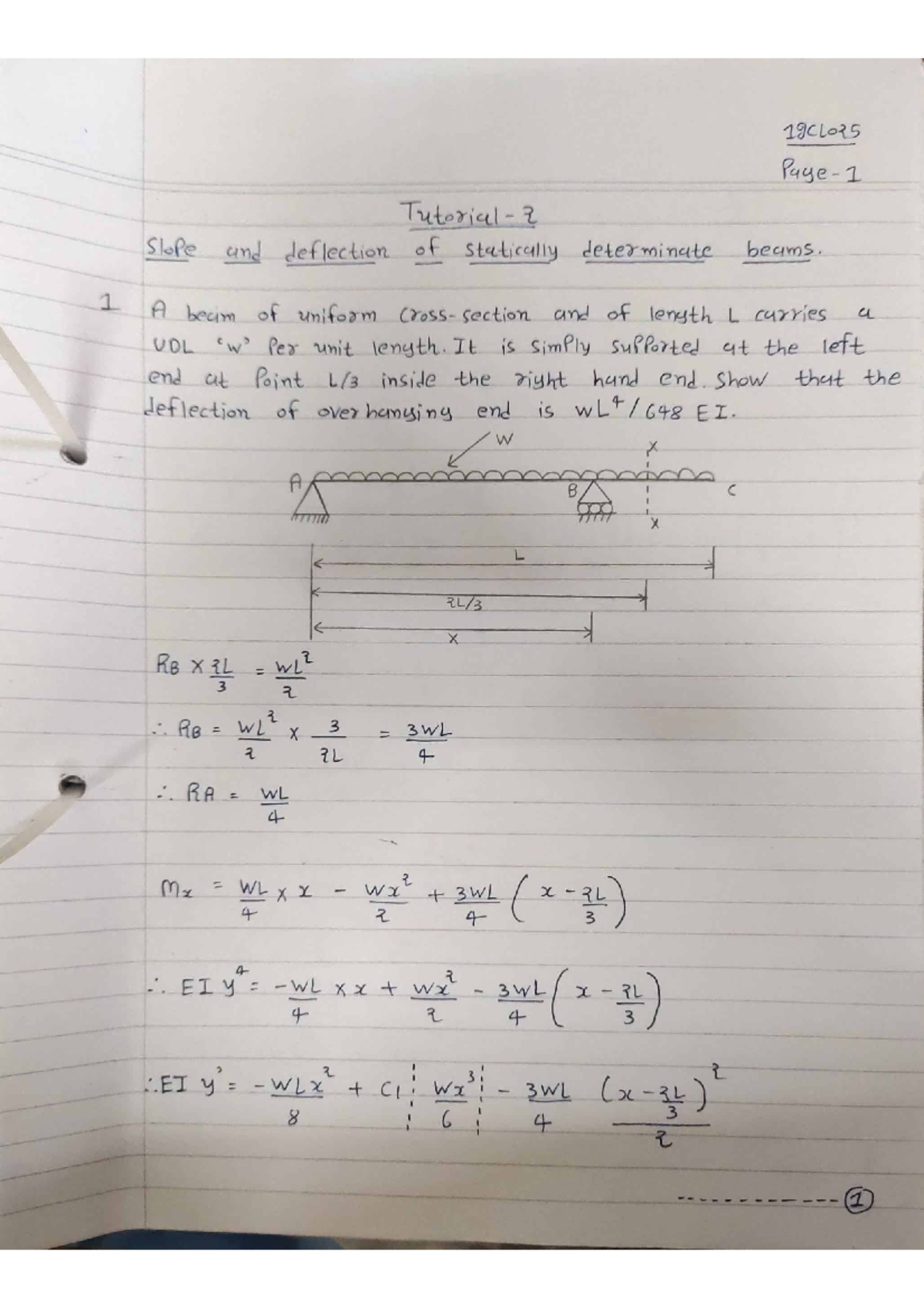 SA Tutorial 2,5,6,7 - Civil Engineering - Studocu