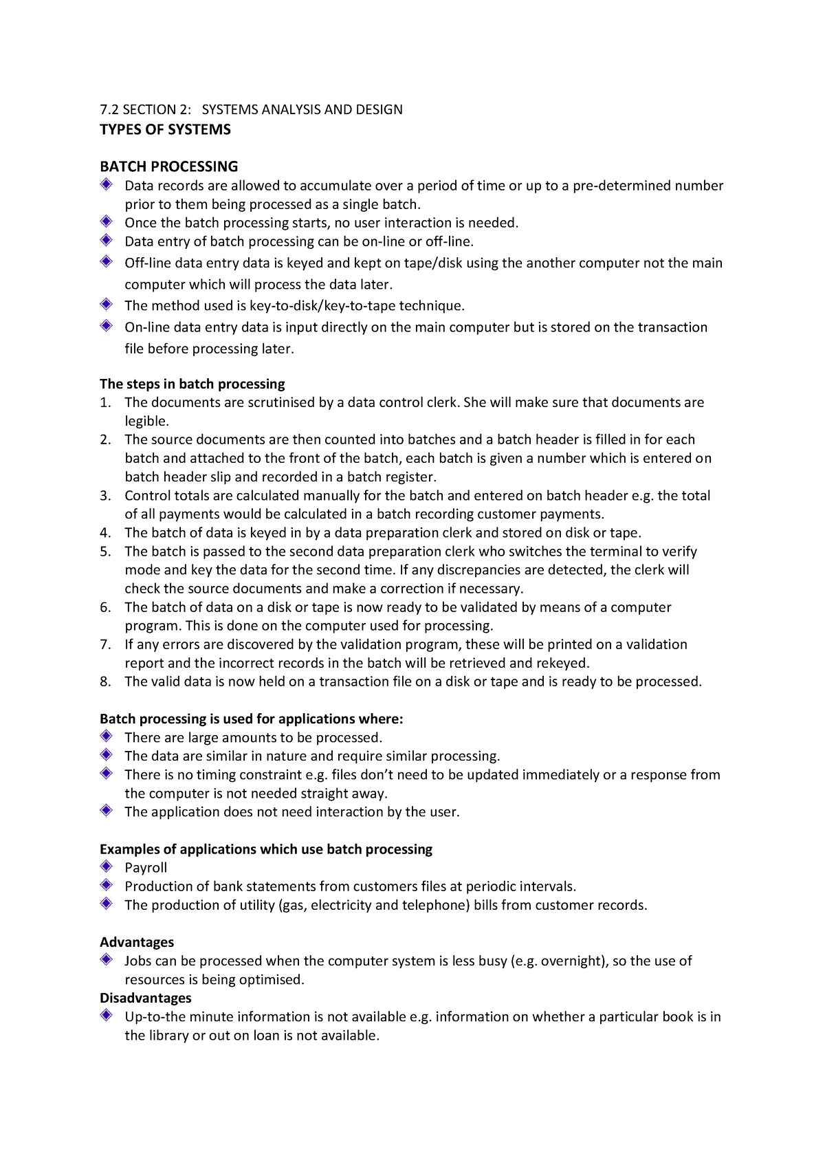 7.2 Section 2 System Analysis And Design - 7 SECTION 2: SYSTEMS ...