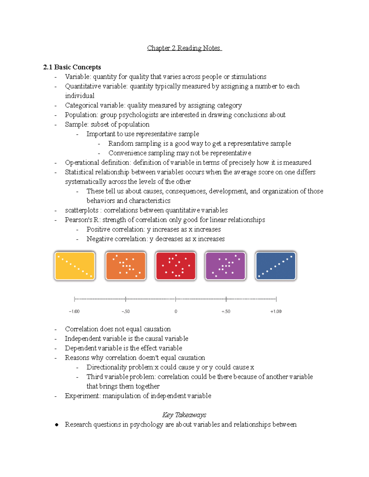 Ch 2 Reading Notes - Summary Research Methods In Psychology - Chapter 2 ...