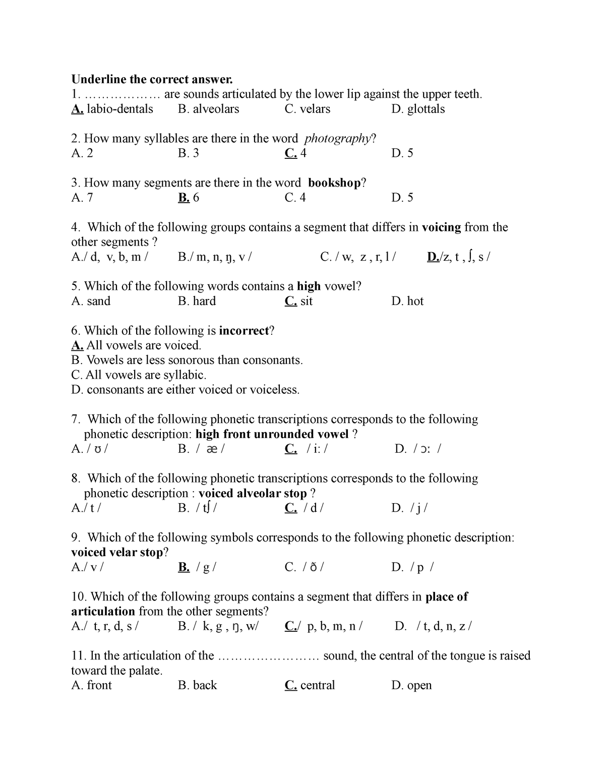 phonetics assignment 5 2