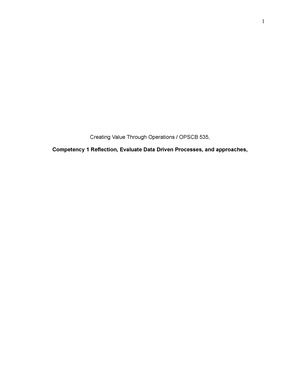 Mgtcb-526 Competency 2 Reflection - Managing In A Changing Environment ...