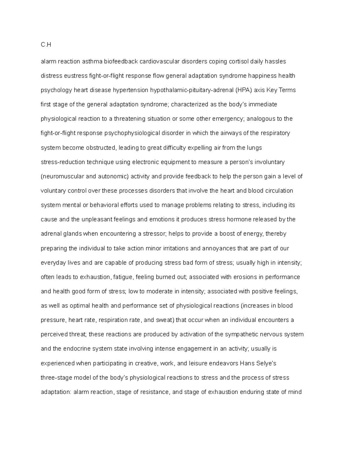 14-key-terms-n-a-c-alarm-reaction-asthma-biofeedback-cardiovascular