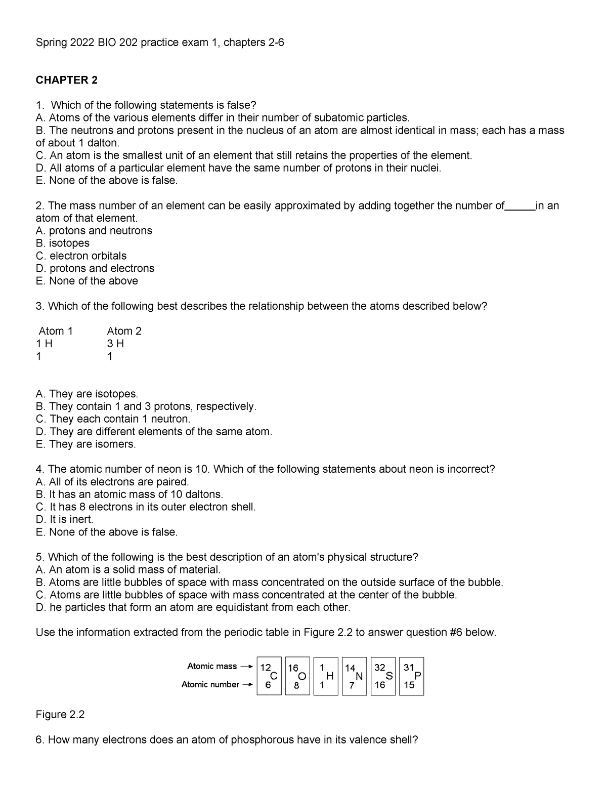 bio 202 assignment solution