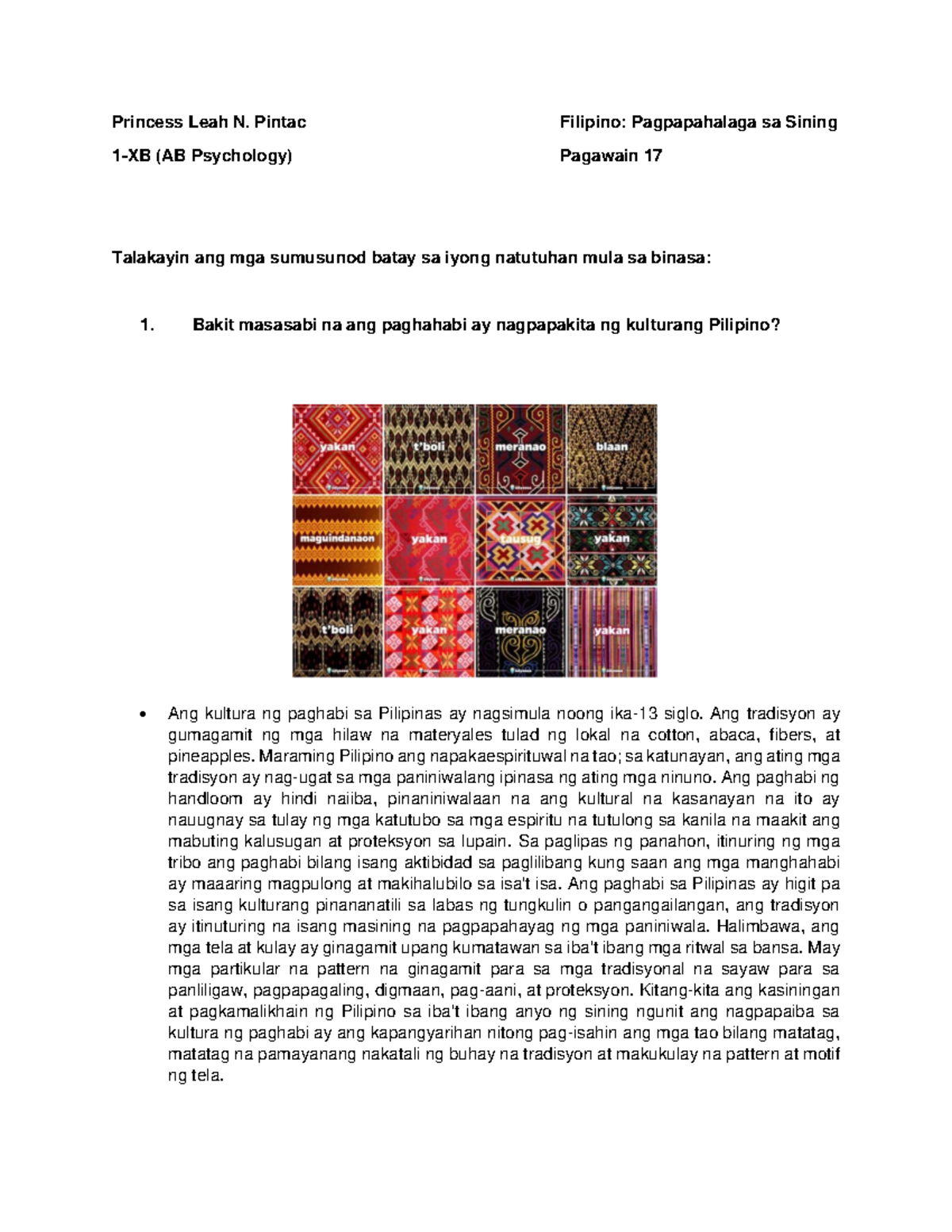Pintac XB Pagawain 17 - Art Appropriation - Princess Leah N. Pintac ...