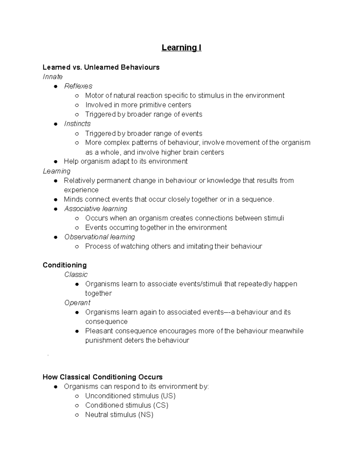 Unit 3 Lesson 12 - 23 11 2020 - Learning I Learned vs. Unlearned ...