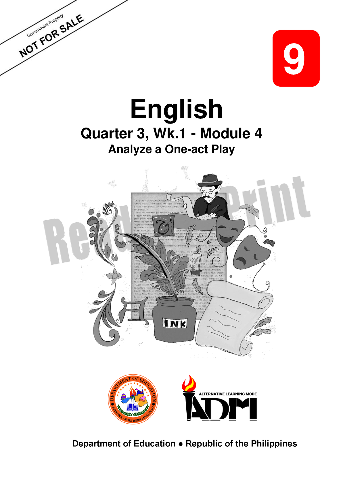 Eng9 Q3 M4 W1 Analyze a One-act Play V5 - i English Quarter 3, Wk ...