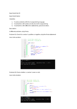 Lab report of counting sort - 1 Definition: Counting sort is a sorting ...