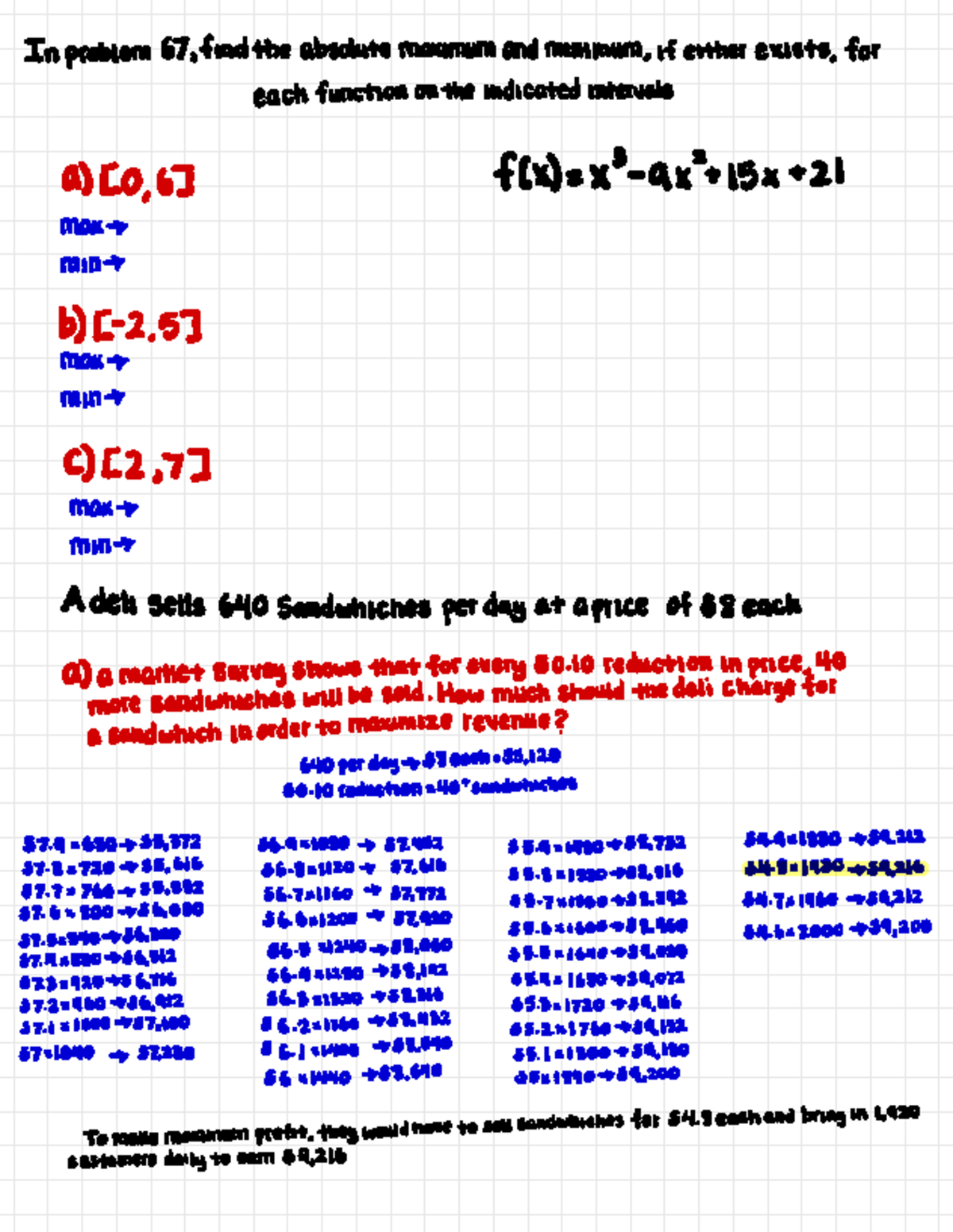 Homework Problems #7 - ####### Inproblem 67 ...