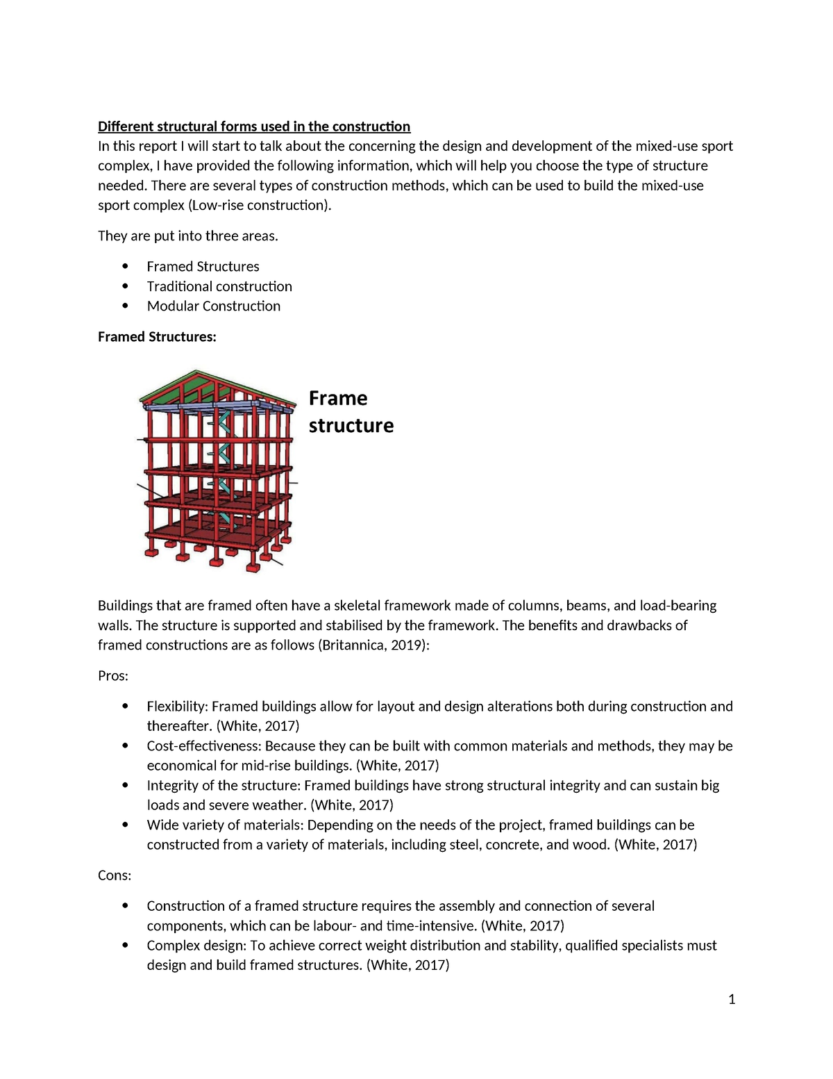 unit 4 construction technology assignment 2