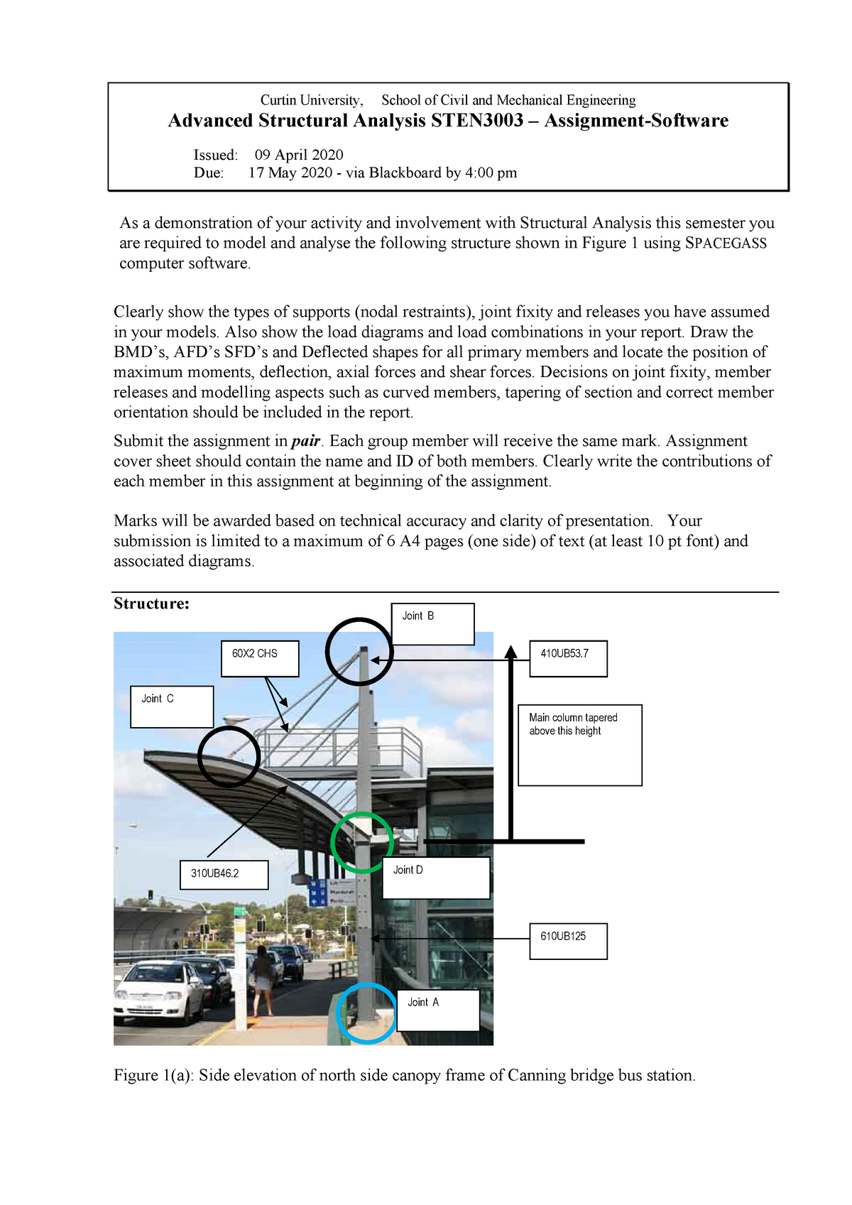 curtin engineering assignment cover sheet