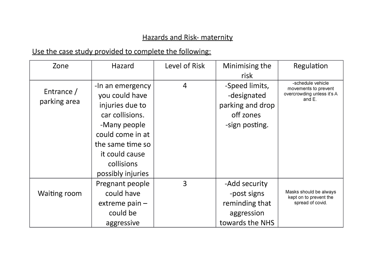 hazards-and-risks-handout-copy-hazards-and-risk-maternity-use-the