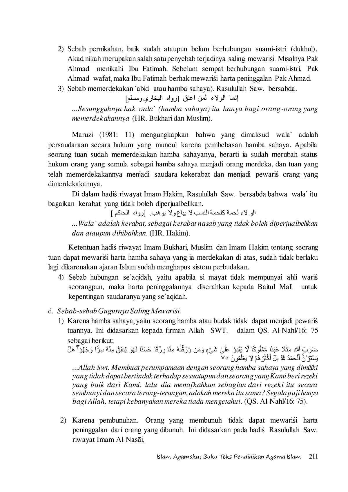 Buku Islam Agamaku 1 223 Islam Agamaku Buku Teks Pendidikan Agama