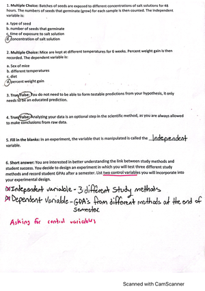 Biology lab quiz diffusion, and osmosis - BSC 1005L - Studocu