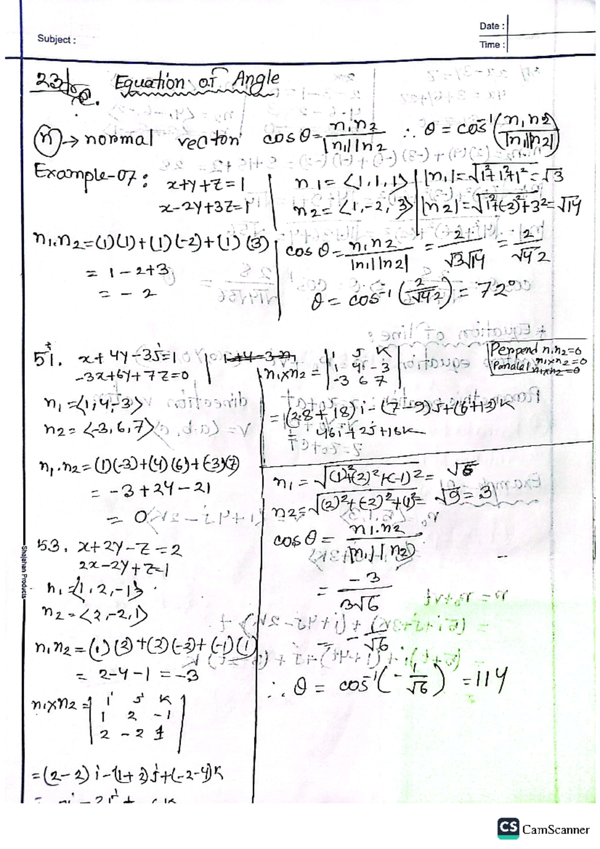 Cam Scanner 12072023 22 Diff Calculus and Coordinate Geometry Studocu