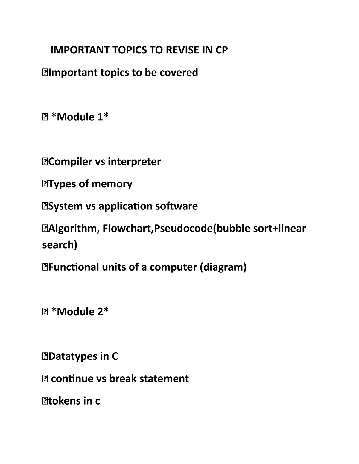 important-topics-in-c-programing-important-topics-to-revise-in-cp