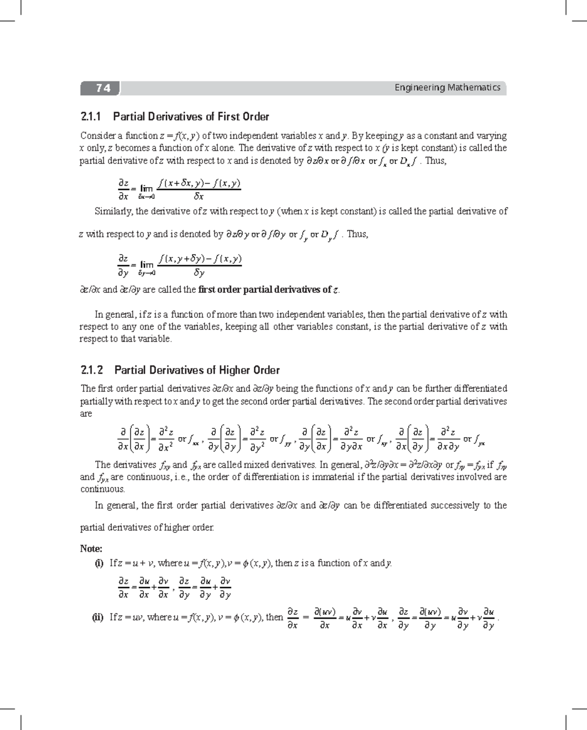 PDEs & ODEs (math) - Differential Equations - 74 Engineering ...