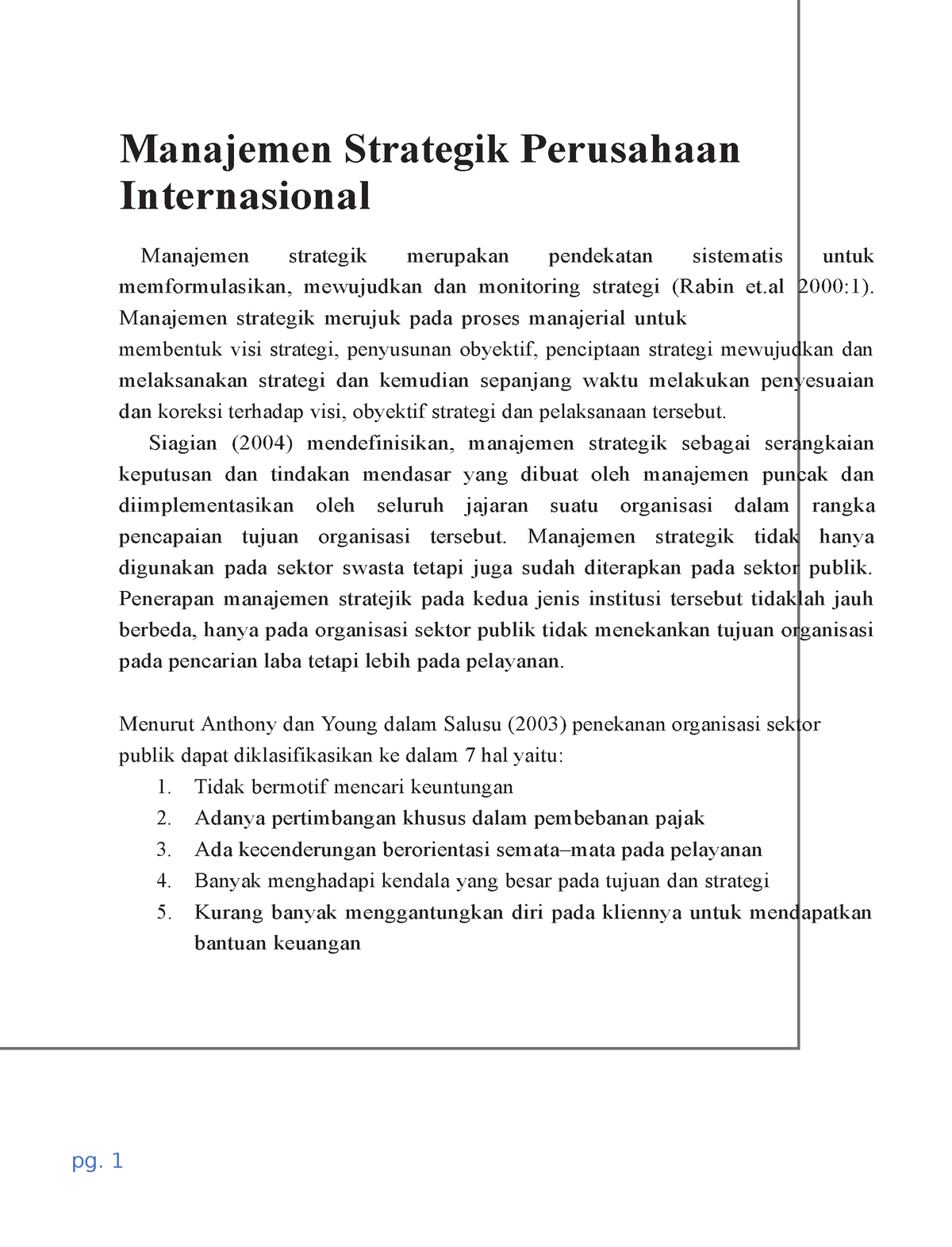 Manajemen Strategik Perusahaan Internasional - Manajemen Strategik ...