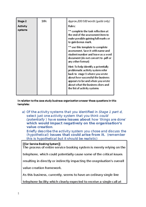 Sheldon Case study 1803ICT - 1803ICT INFORMATION SYSTEMS FOUNDATIONS T2 ...