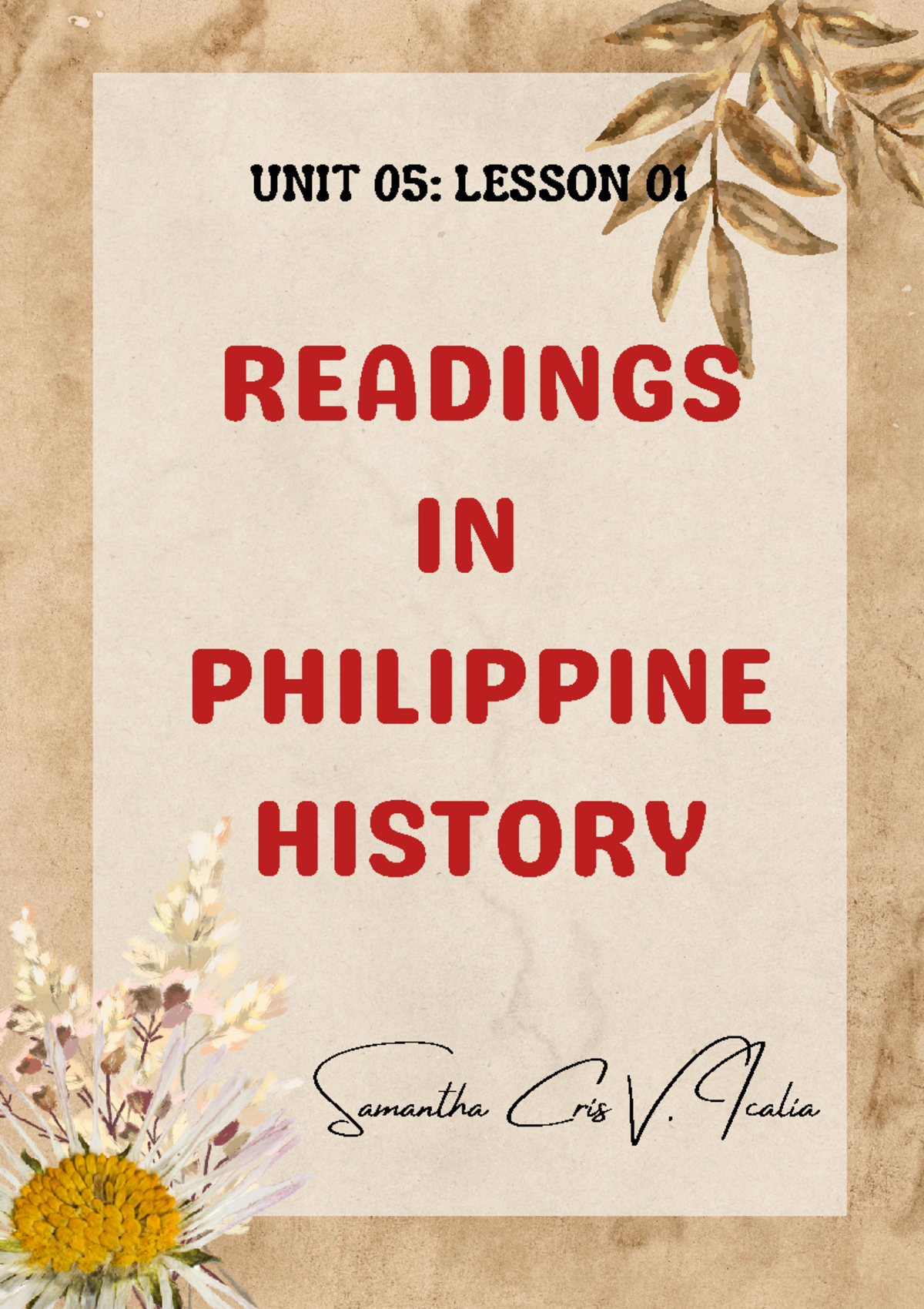 UNIT 05 Lesson 01 - Practical in RIPH - Mechanical Engineering ...