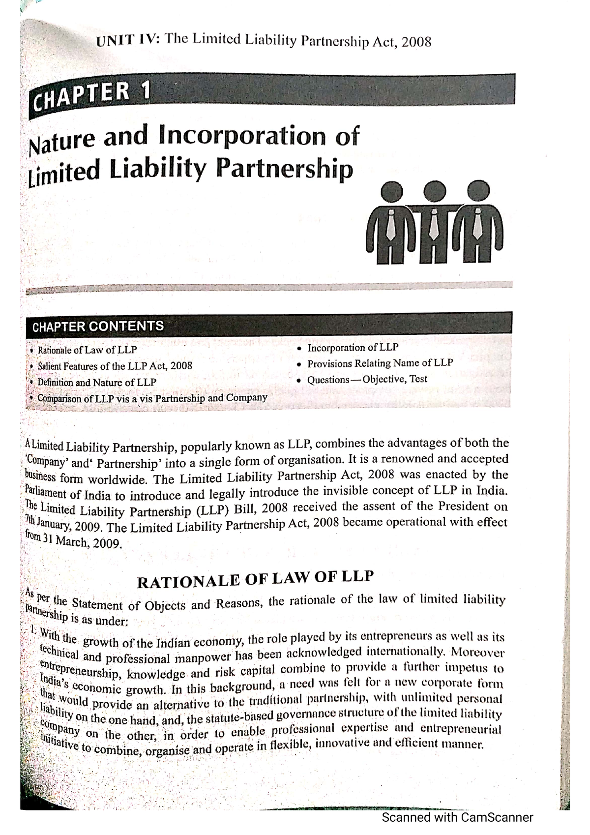 LLP Intro, Features, Difference Between Llp And Partnership - BA-llb ...