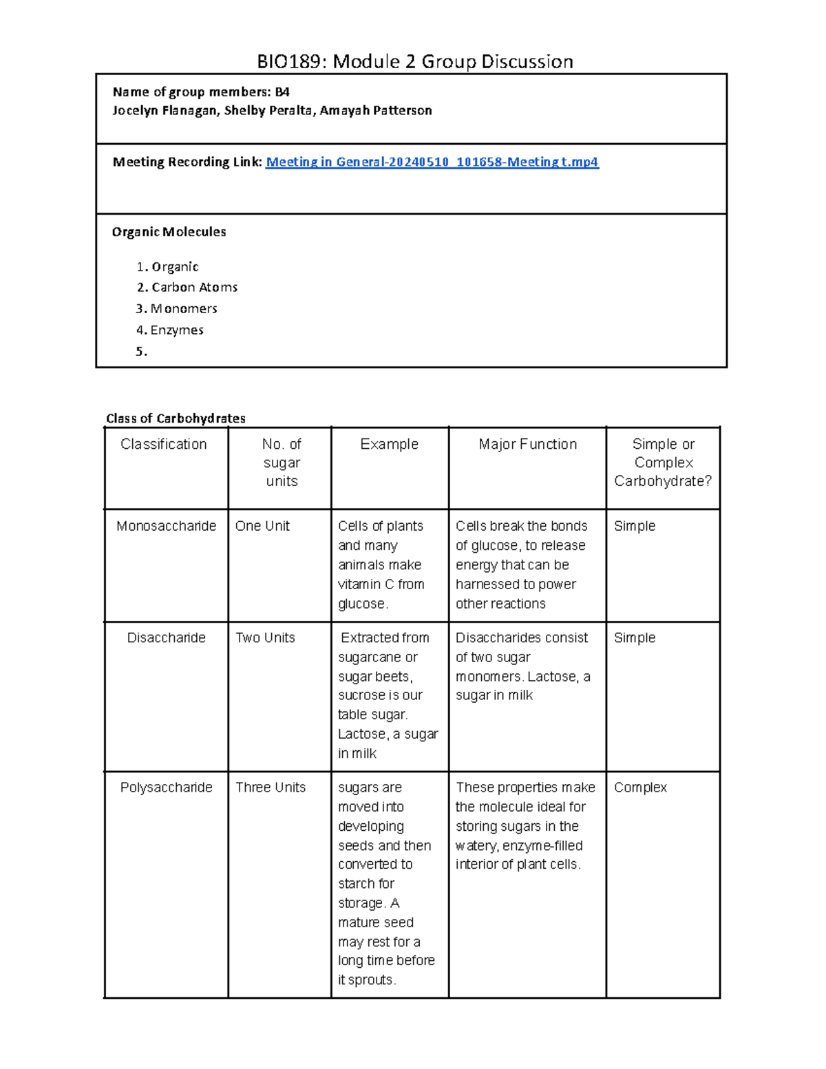 Copy of Module+2+Group+Discussion+Worksheet - BIO189: Module 2 Group ...