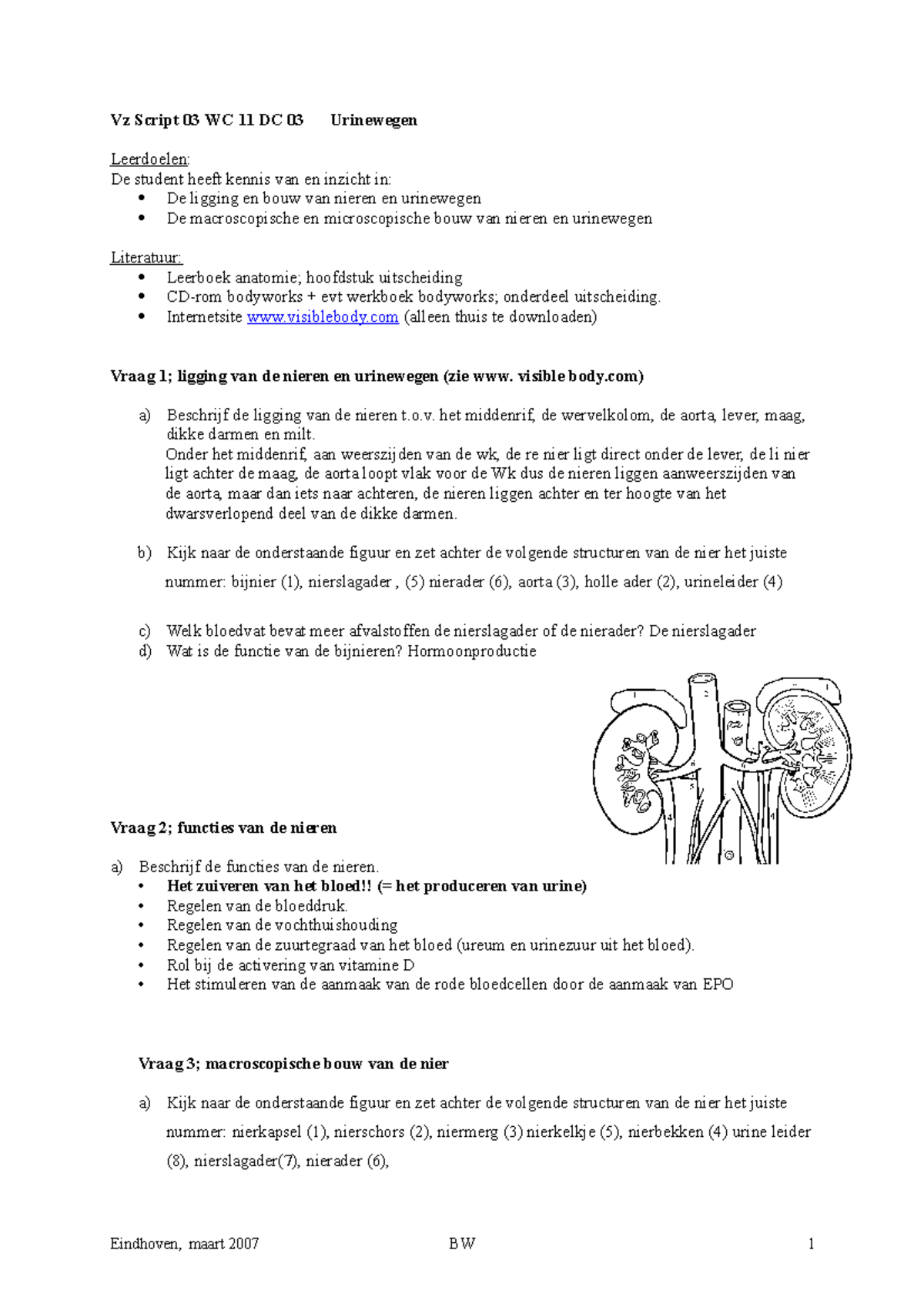 Vz Script 03 V4 WC 11 DC 01 Urinewegen - Vz Script 03 WC 11 DC 03 ...