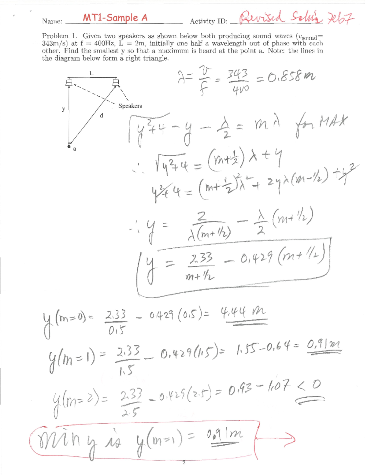 Midterm 1 Practice Answers - PHYS 158 - Studocu