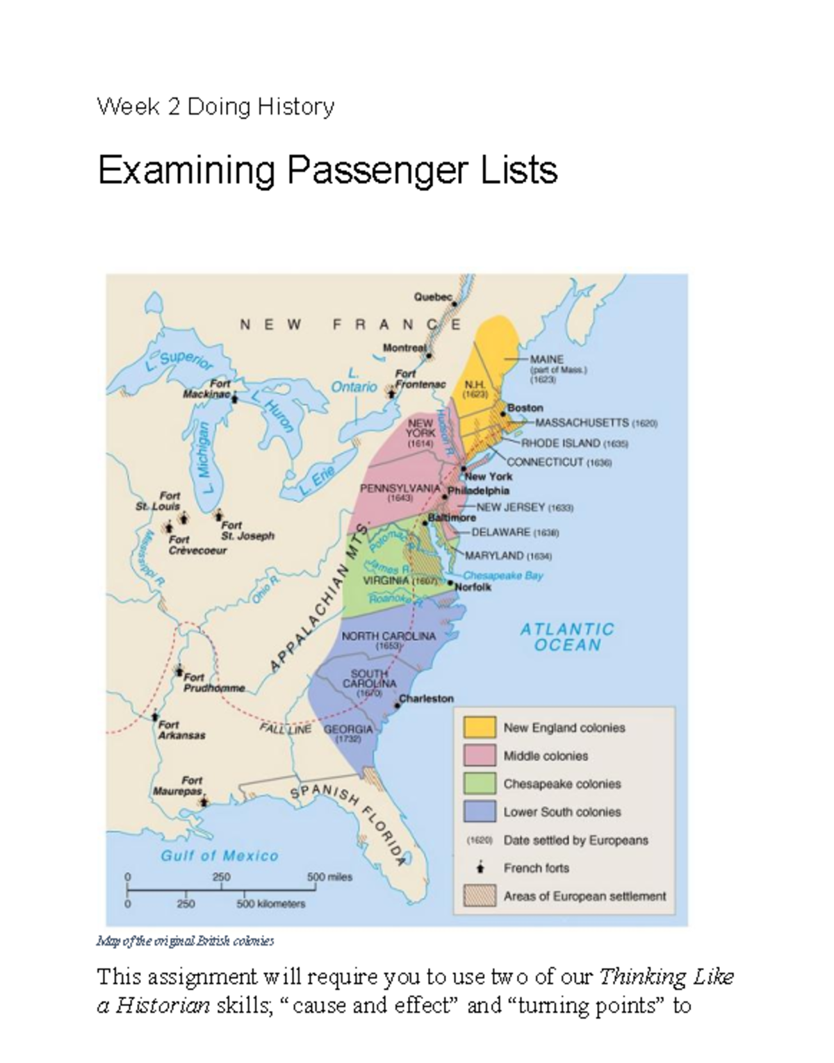 Week 2 Doing History Examining Passenger Lists For This Assignment