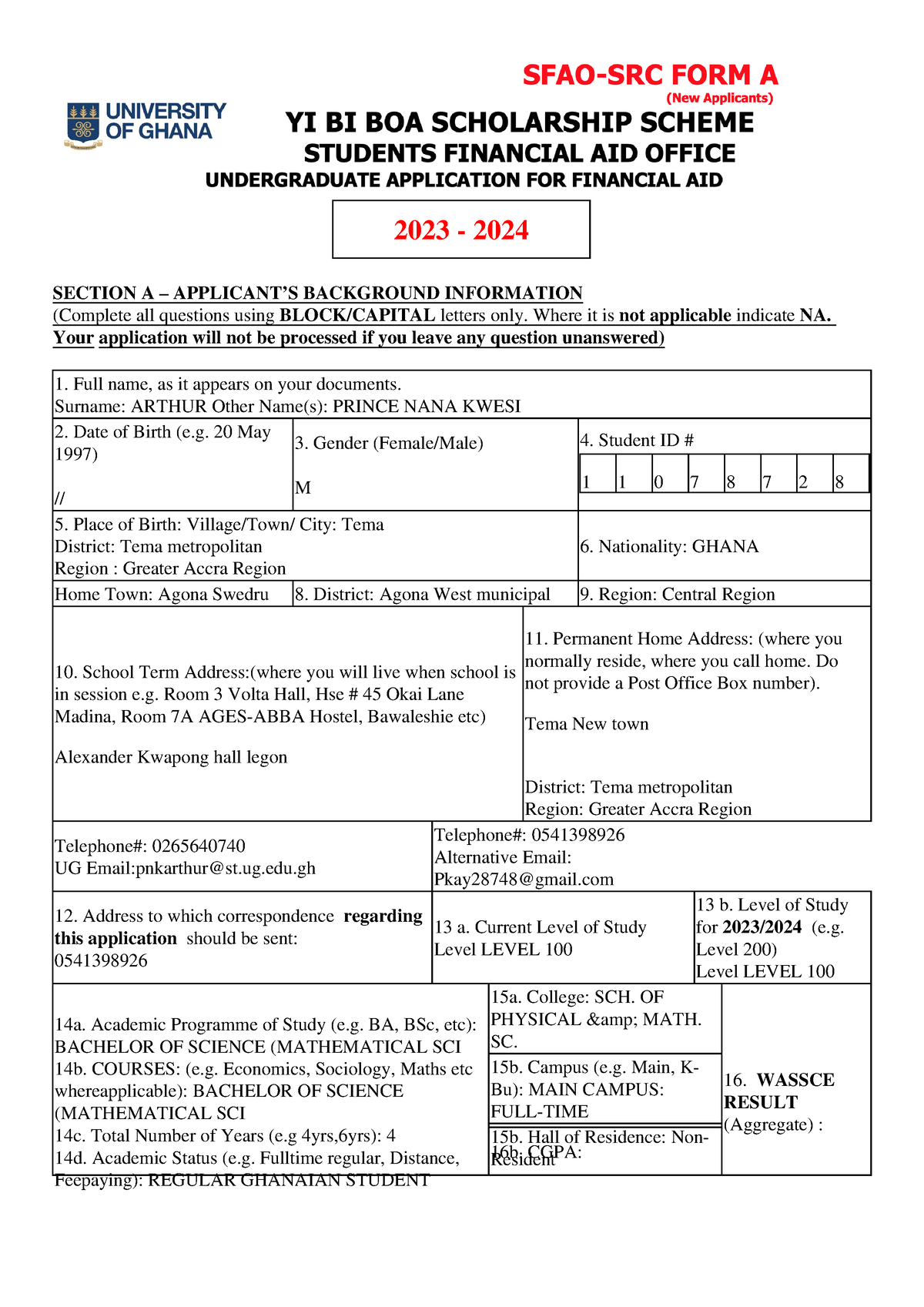 Printout 2023 2024 SECTION A APPLICANT S BACKGROUND INFORMATION   Thumb 1200 1697 