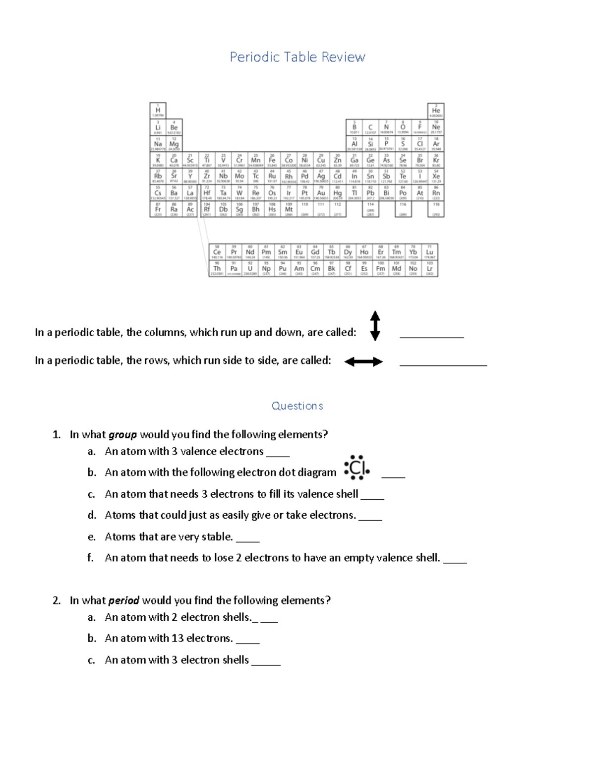 01 Review Ooueye Periodic Table Review In A Periodic Table The 01-review-ooueye-periodic-table-review-in-a-periodic-table-the