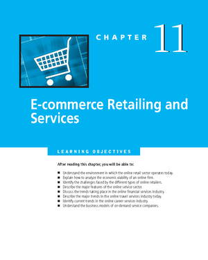 Chapter 01 Introduction to e Commerce - C H A P T E R 1 Introduction to ...