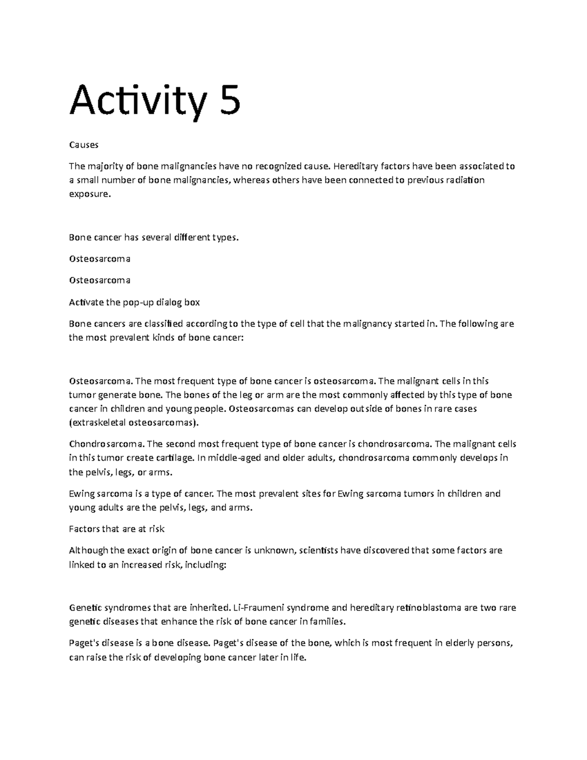 Activity 5 - Learning Materials means any course materials or other ...