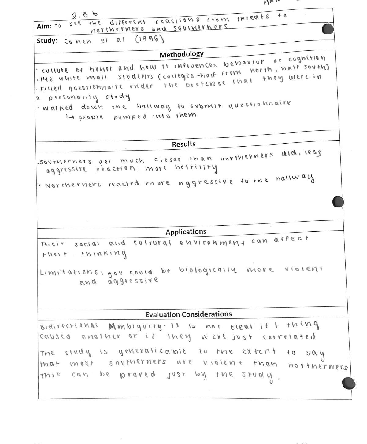 Cohen et al - Study summary with methodology, results, applications ...