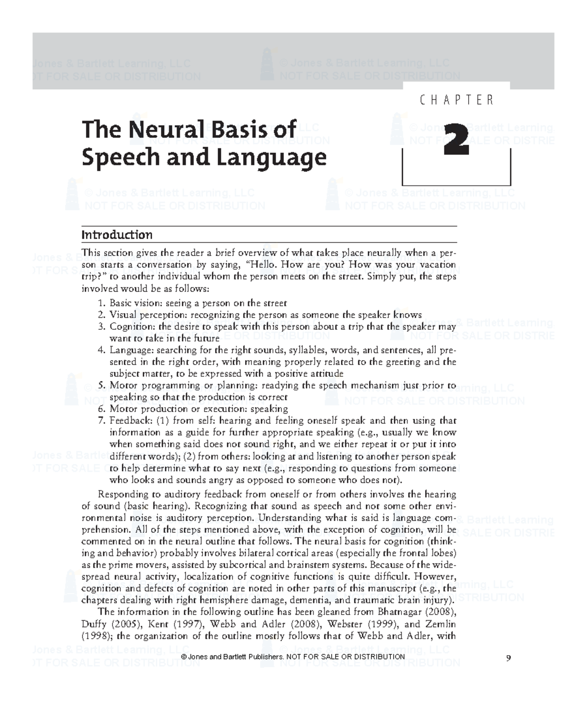 Neural Basis of Speech & Language - Introduction This section gives the ...