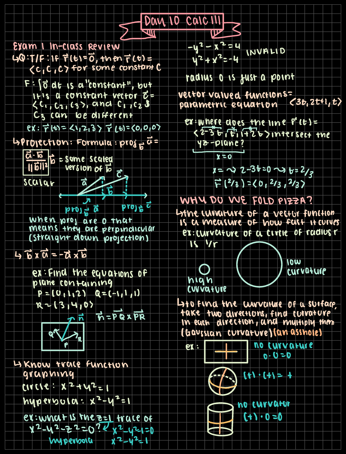 Day 10 Calc 3 - Karl Schaefer - Day ####### 10 Calc ####### Ill Ex B ...