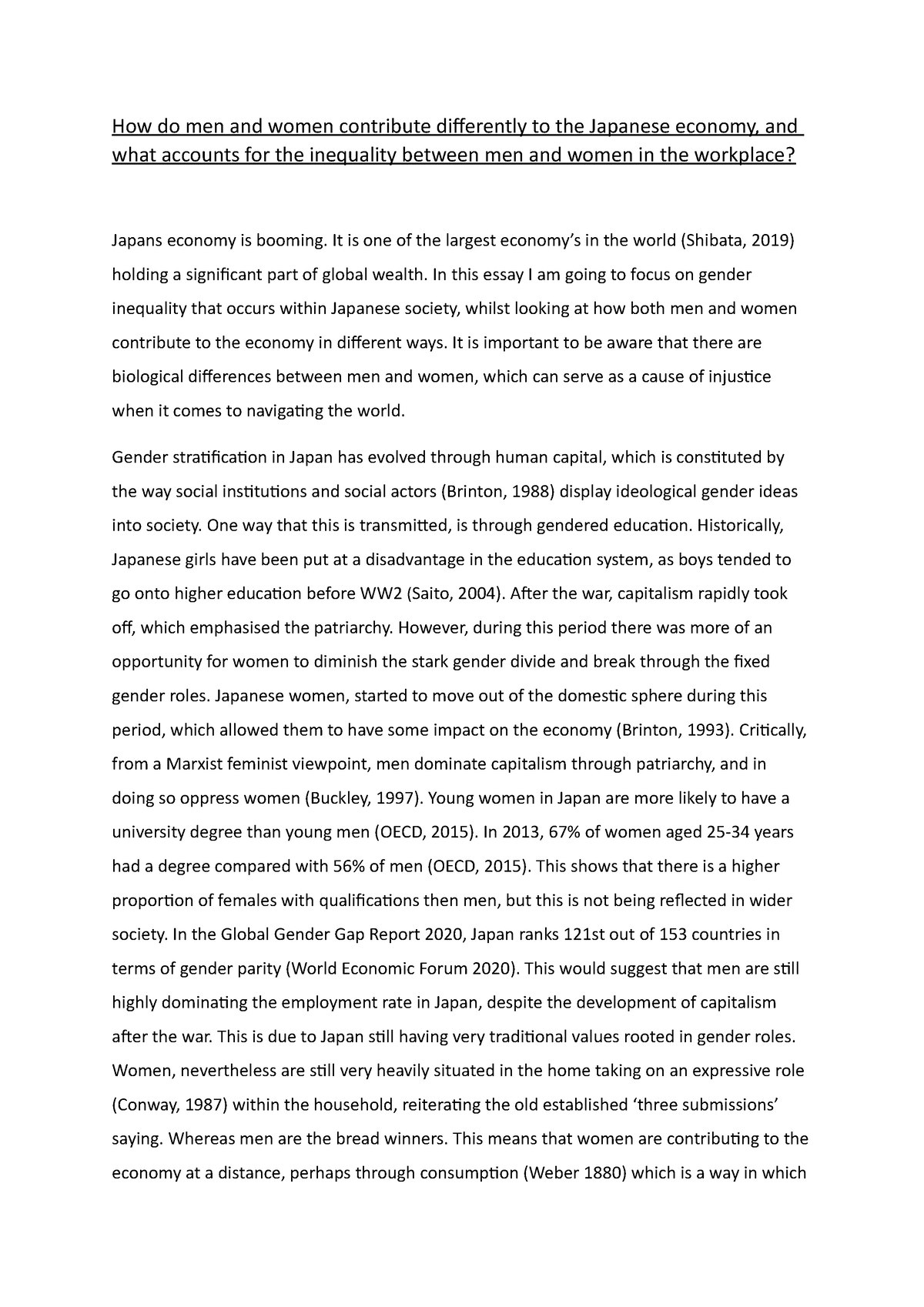 japanese lifestyle essay