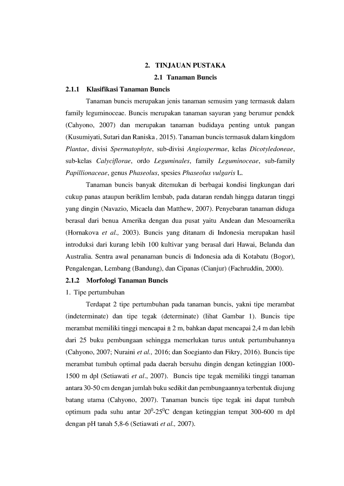 Tinjauan Pustaka - Semoga Membantu - 2. TINJAUAN PUSTAKA 2 Tanaman ...