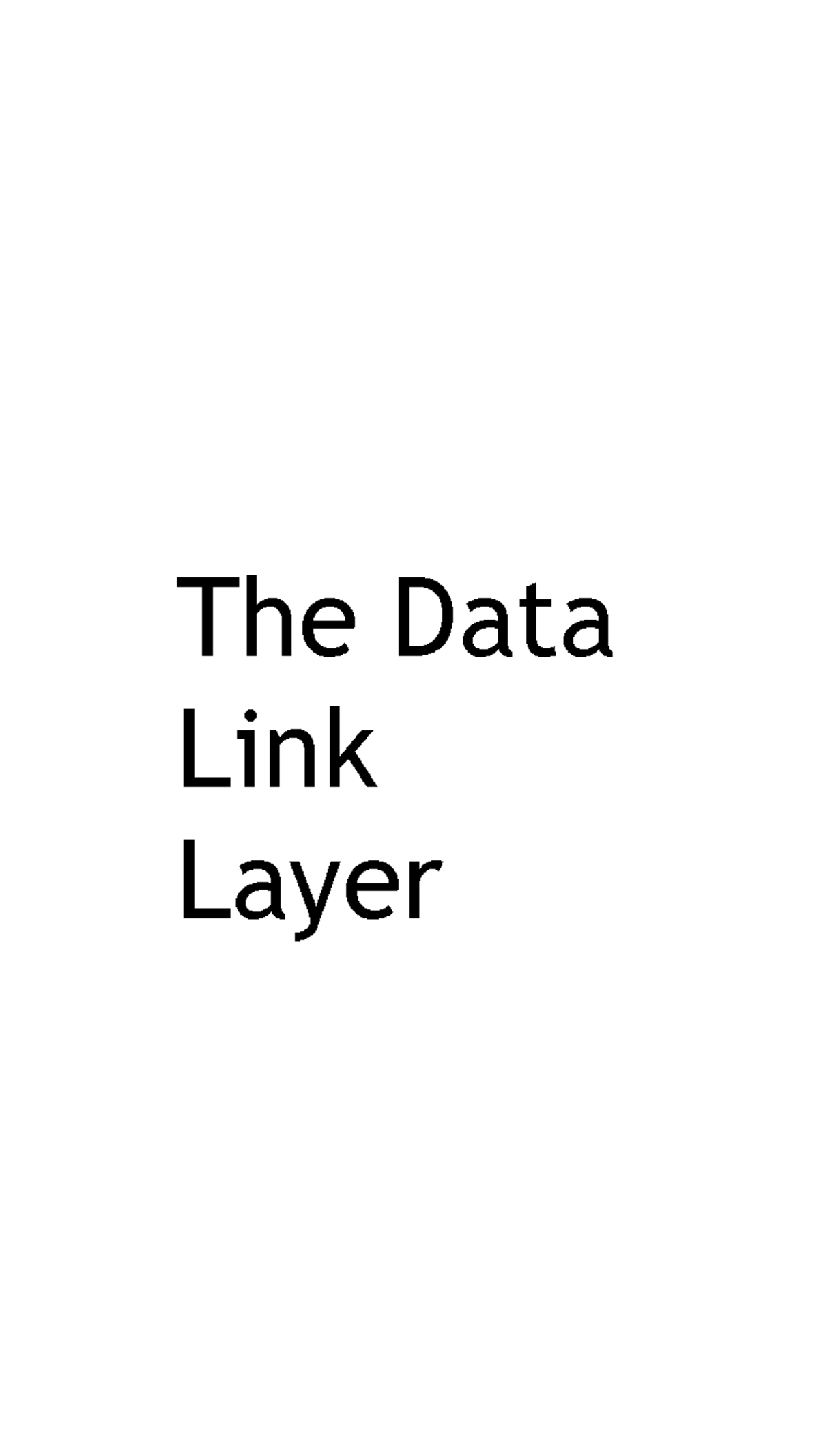 the-data-link-layer-computer-network-module-3-the-data-link-layer