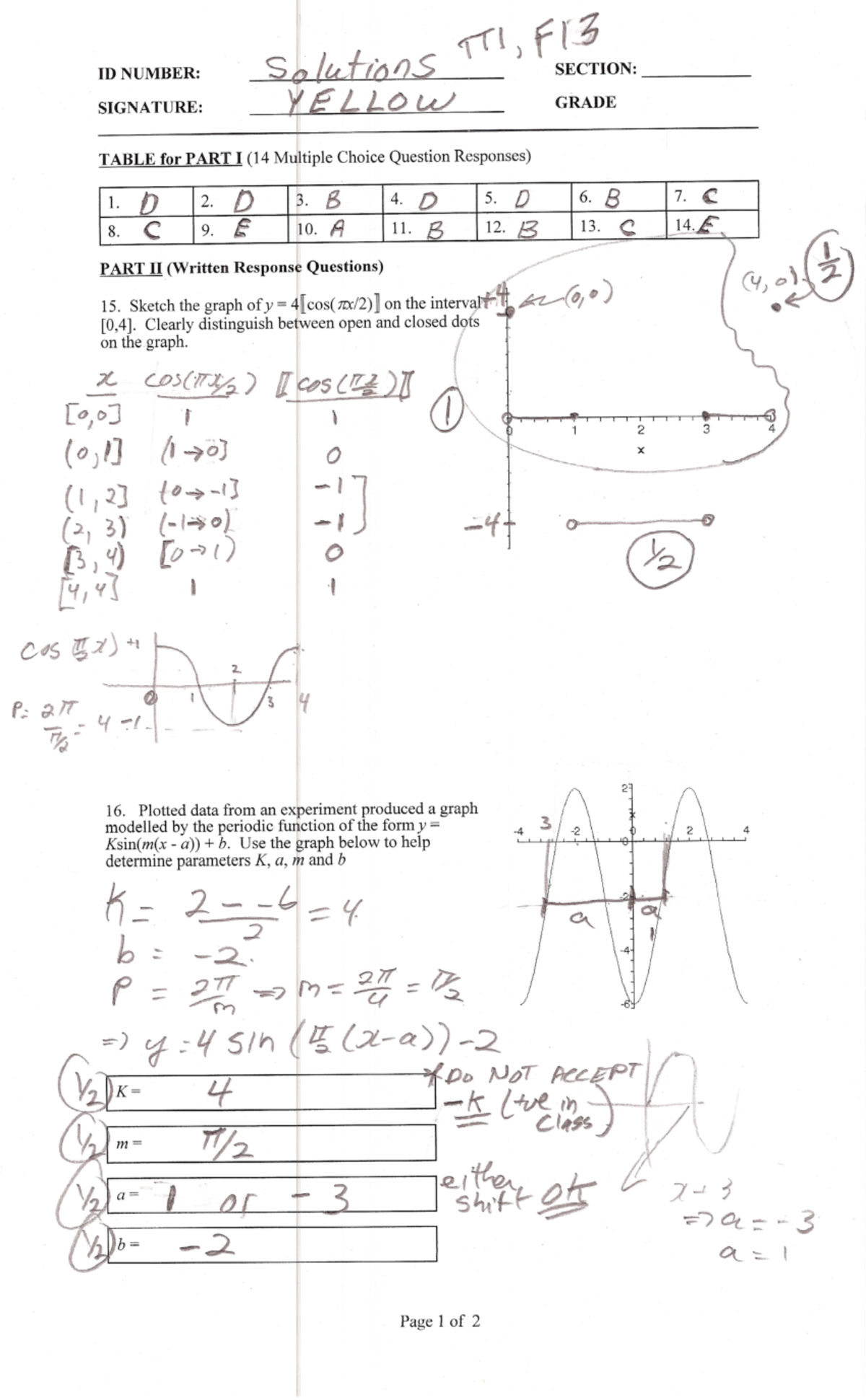 Exam 2013, Answers - MATH 1080 - Studocu
