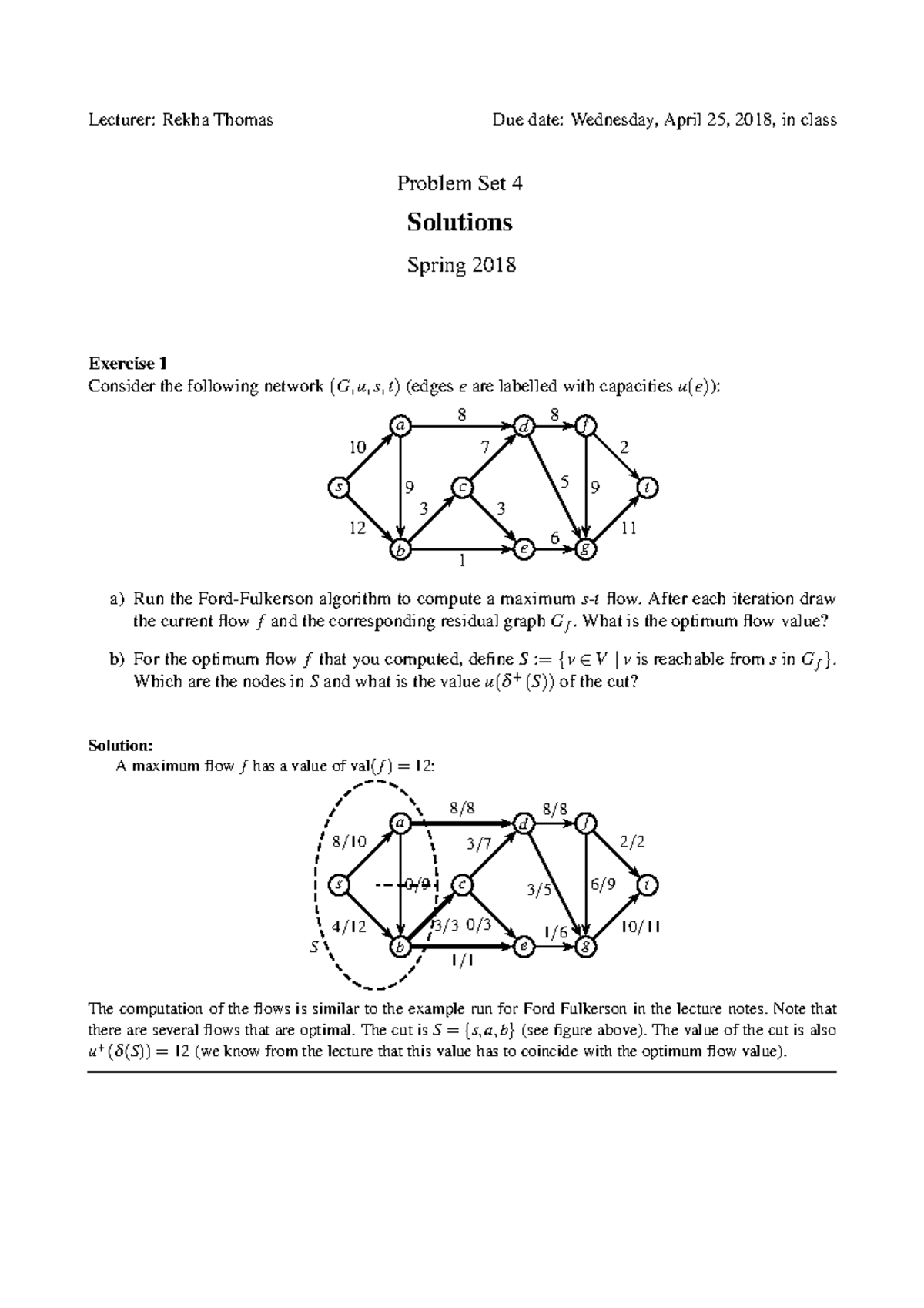 Solutions 4 Math409 Discrete Optimization Uw Studocu